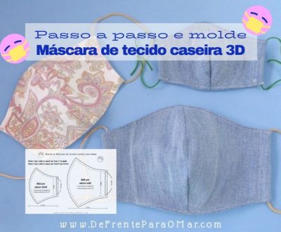Passo a passo de máscara de tecido 3D