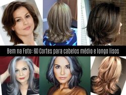 Bem na Foto: 60 cortes para cabelos médio e longo lisos