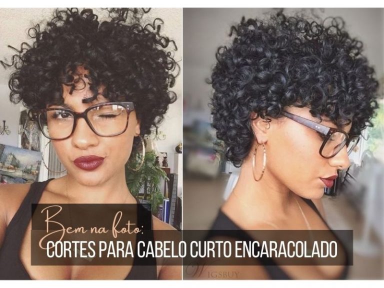 Bem na foto: +18 Cortes para cabelo curto encaracolado ⋆ De Frente Para ...