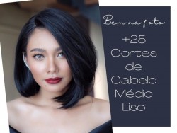 Bem na foro: +25 Cortes de cabelo médio liso