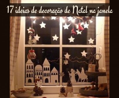 +17 ideias de decoração de Natal na janela