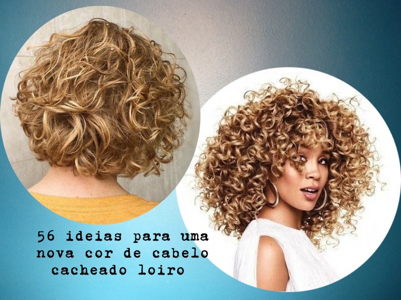 56 Ideias de Luzes em Cabelo Cacheado