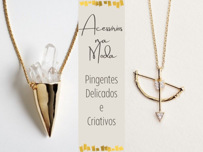 Acessórios na Moda: Pingentes Delicados e Criativos