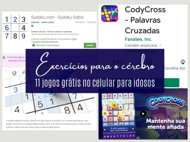 Exercícios para o cérebro: 11 jogos grátis no celular para idosos ⋆ De ...