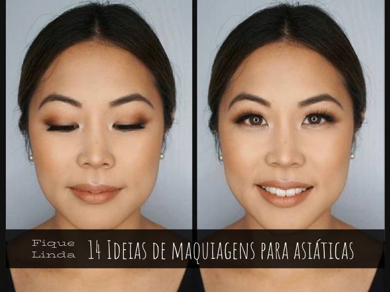 Fique Linda: 14 Ideias de maquiagens para asiáticas