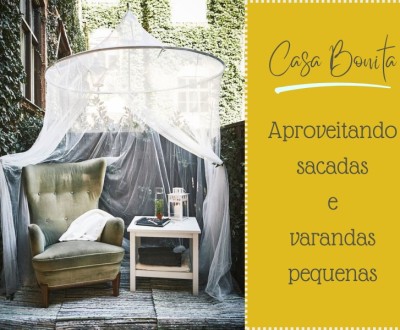 Casa Bonita: Aproveitando sacadas e varandas pequenas