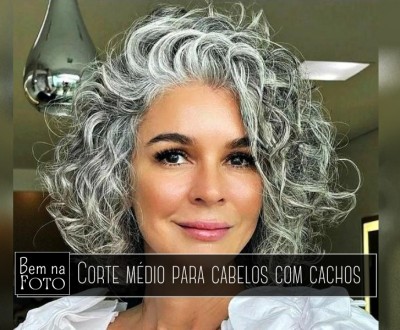 Bem na Foto: Corte médio para cabelos com cachos