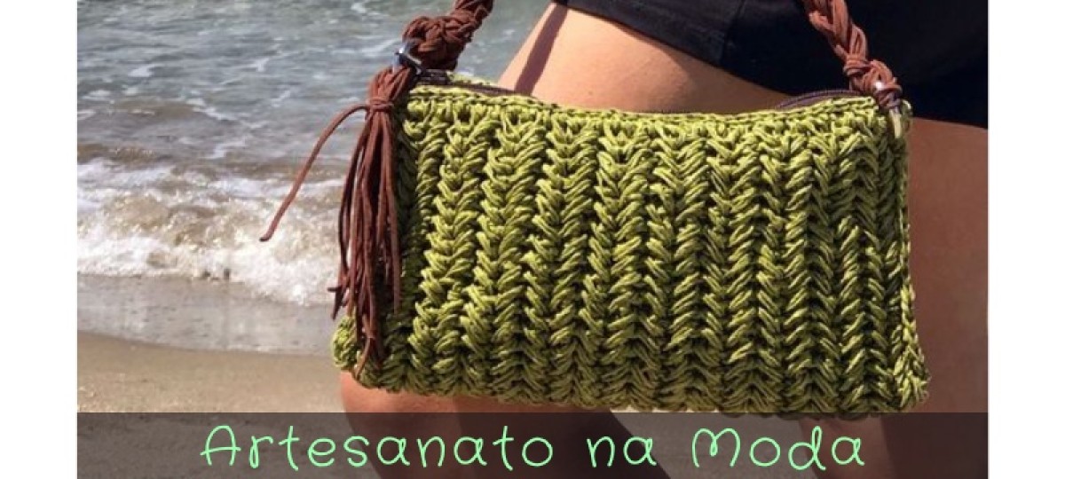 Artesanato na MOda: Modelos de bolsa pequena de ráfia em crochê