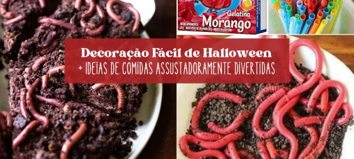 Decoração Fácil de Halloween e Ideias de Comidas Assustadoramente Divertidas