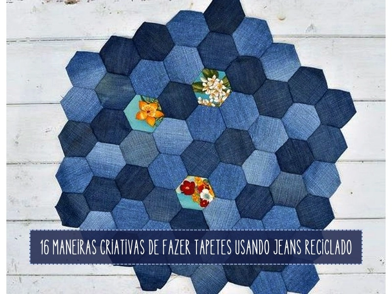 Transforme Jeans Reciclados em Tapetes Criativos: Ideias Incríveis para Inspirar!