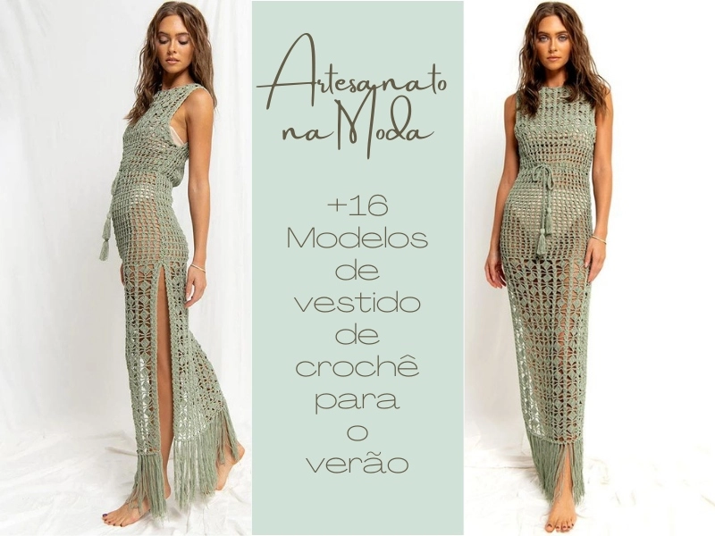 Tendência em Alta: Vestidos de Crochê que Estão Dominando a Moda