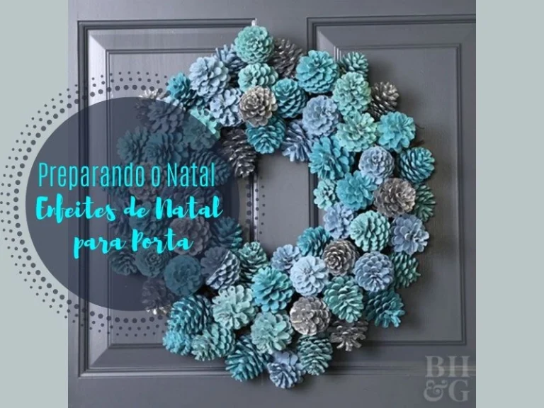 Enfeites de Porta para o Natal: DIY Guirlandas e Decorações para Deixar sua Entrada Mágica