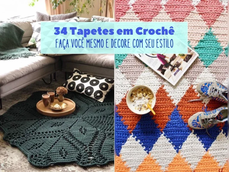 34 Tapetes em Crochê: Faça Você Mesmo e Decore com seu Estilo