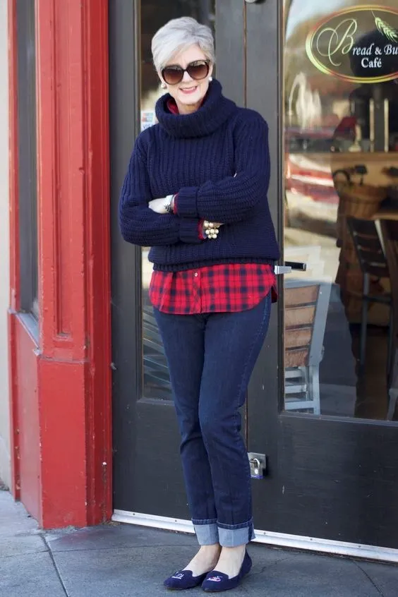 Moda Anti-Idade: Como Usar Jeans no Outono/Inverno com Muito Charme