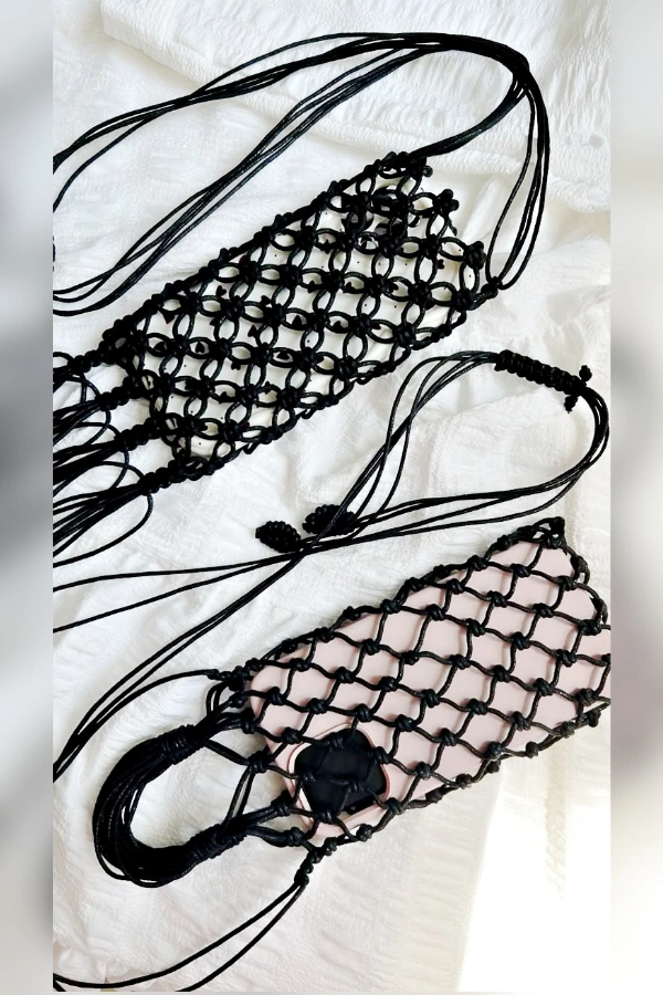 Tendências com o Macramê: DIY Porta-Celular e Porta-Garrafa de Macramê