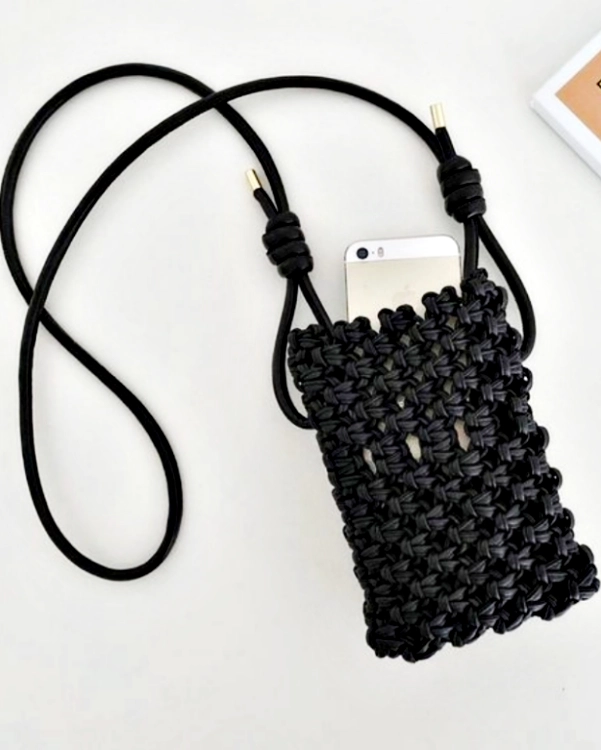 Tendências com o Macramê: DIY Porta-Celular e Porta-Garrafa de Macramê