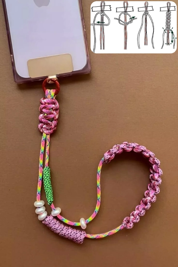 Tendências com o Macramê: DIY Porta-Celular e Porta-Garrafa de Macramê