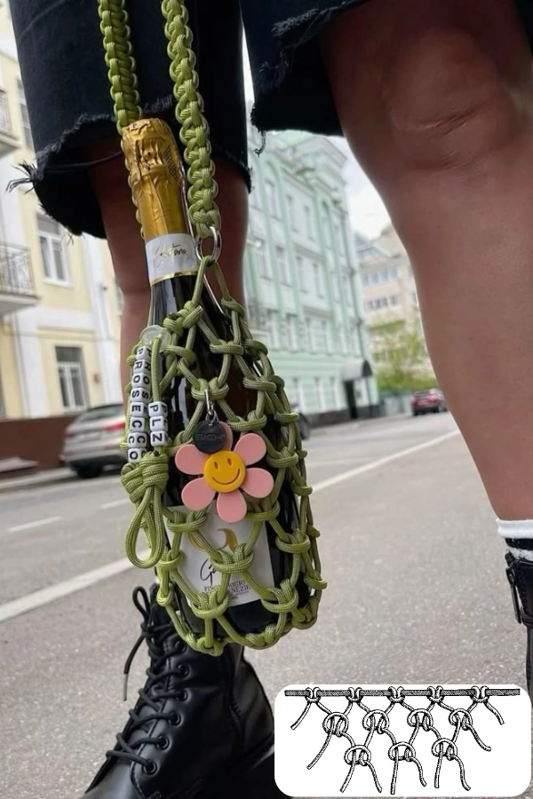 Tendências com o Macramê: DIY Porta-Celular e Porta-Garrafa de Macramê