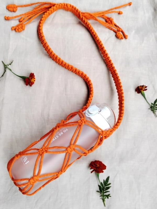 Tendências com o Macramê: DIY Porta-Celular e Porta-Garrafa de Macramê