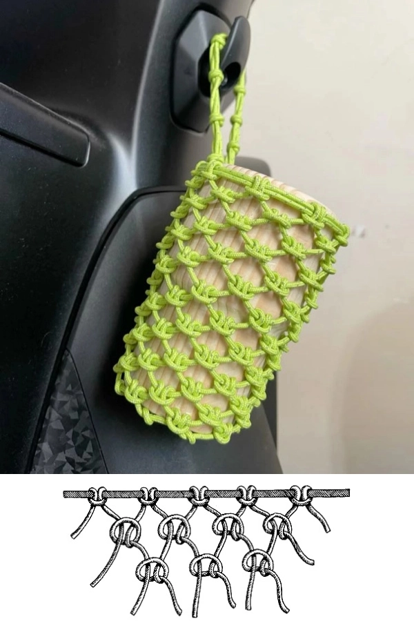 Tendências com o Macramê: DIY Porta-Celular e Porta-Garrafa de Macramê