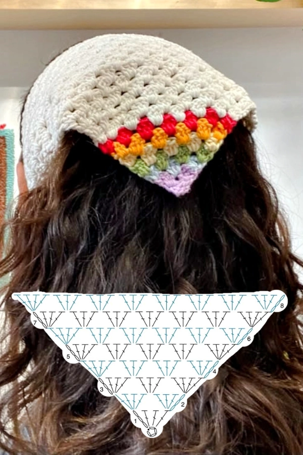 30 Ideias Criativas de Cachecol, Xales e Bandanas de Crochê com um Só Ponto