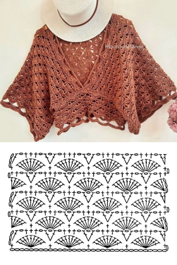 Blusas de Crochê Modernas: Gráficos e Inspirações 2025