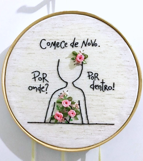 Mensagens Bordadas: Frases de Amor, Aconchego e Boas Vibrações