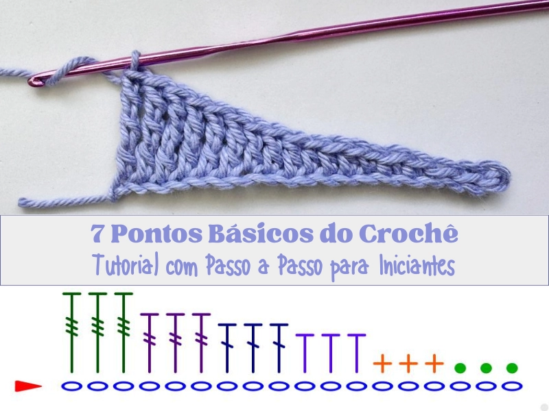 7 Pontos Básicos do Crochê: Tutorial com Passo a Passo para Iniciantes