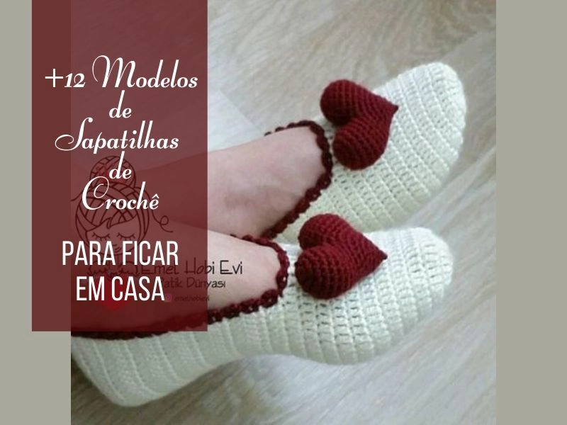 DIY: Sapatilhas de Crochê - Pés Quentinhos no Inverno