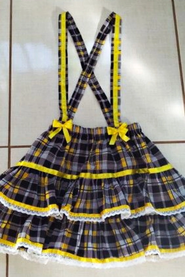Inspirações de Avental e Jardineira para Festa Junina — Dicas de Trajes Caipiras