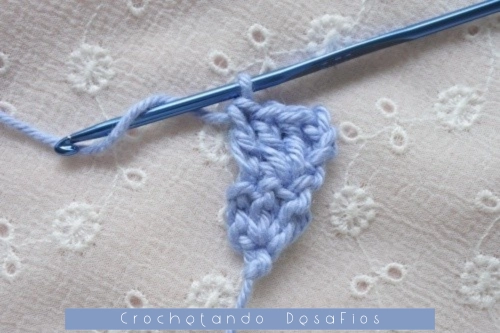 Crochetando desaFios: Passo a passo do ponto coração em diagonal em crochê