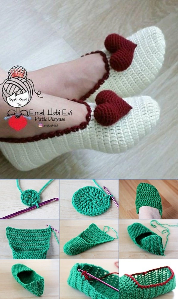 DIY: Sapatilhas de Crochê - Pés Quentinhos no Inverno