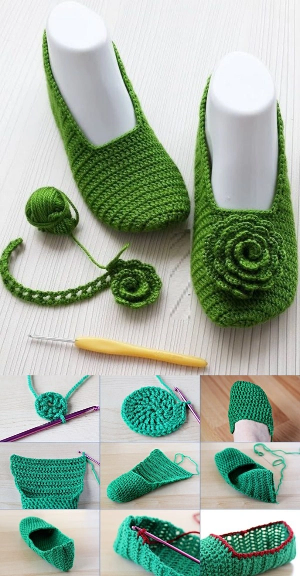 DIY: Sapatilhas de Crochê - Pés Quentinhos no Inverno