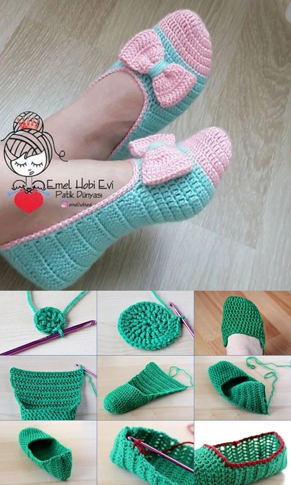 DIY: Sapatilhas de Crochê - Pés Quentinhos no Inverno