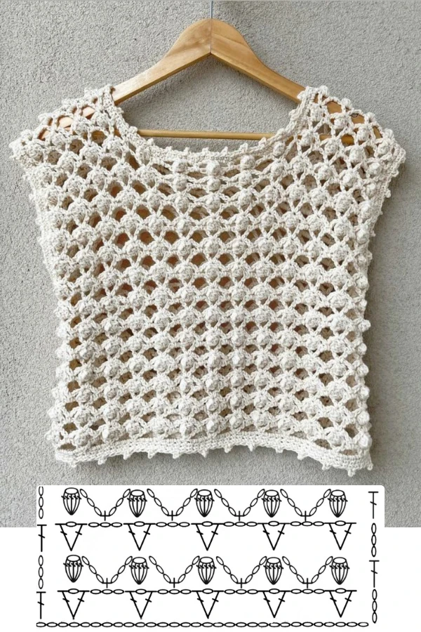 Modelos de Blusas de Crochê para Todos os Estilos e Estações