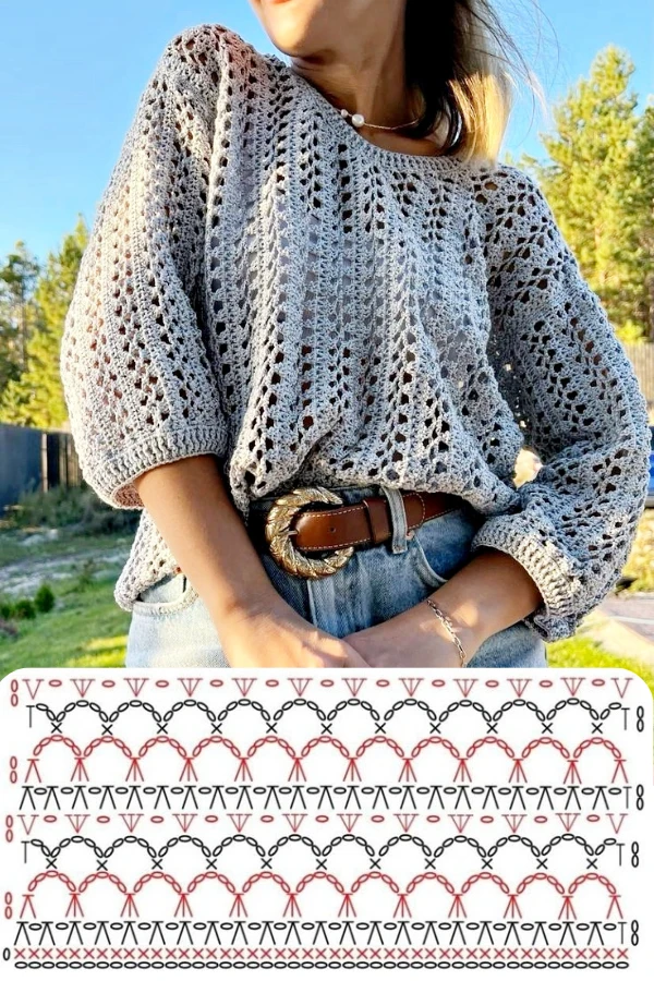 Modelos de Blusas de Crochê para Todos os Estilos e Estações