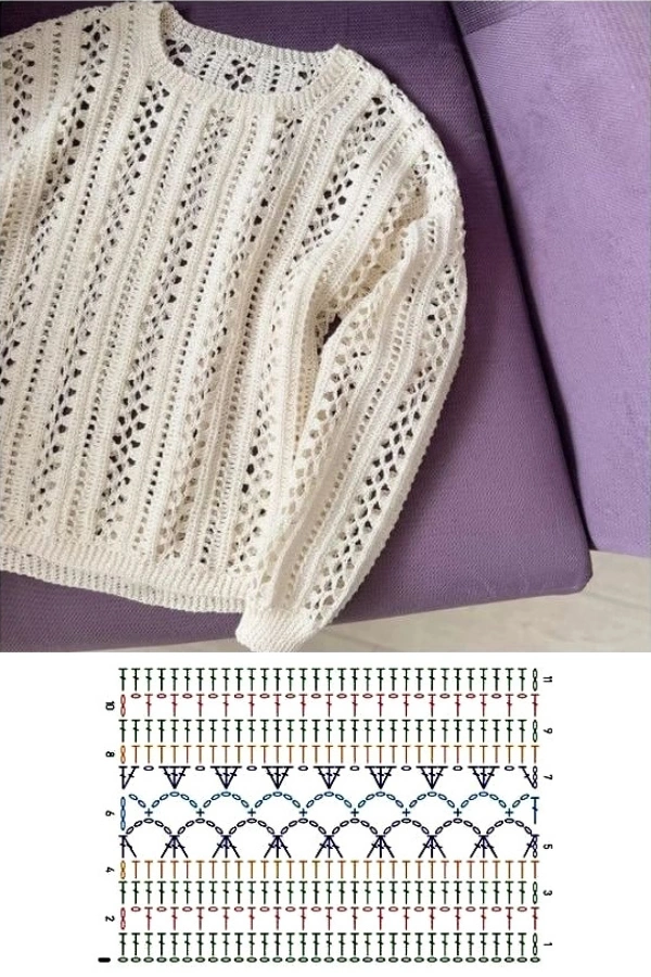 Modelos de Blusas de Crochê para Todos os Estilos e Estações