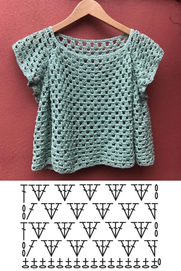 Modelos de Blusas de Crochê para Todos os Estilos e Estações