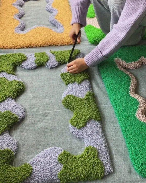 Espelho com bordado em ponto russo: charme artesanal na decoração