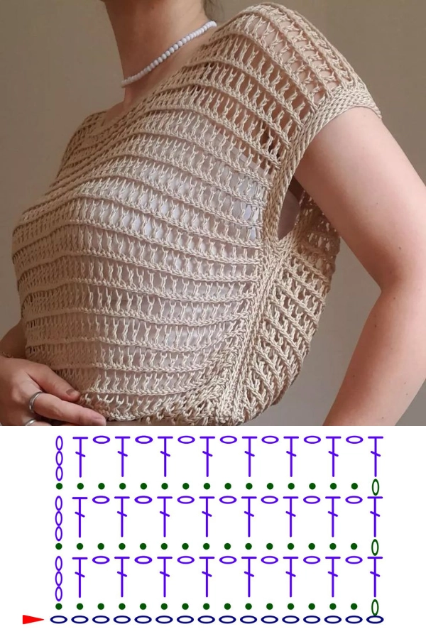 Blusas de Crochê com Pontos Fáceis para se Inspirar e Fazer Já