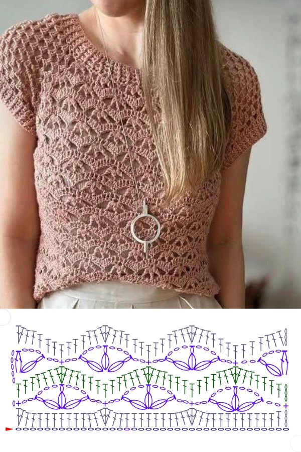 Blusas de Crochê com Pontos Fáceis para se Inspirar e Fazer Já