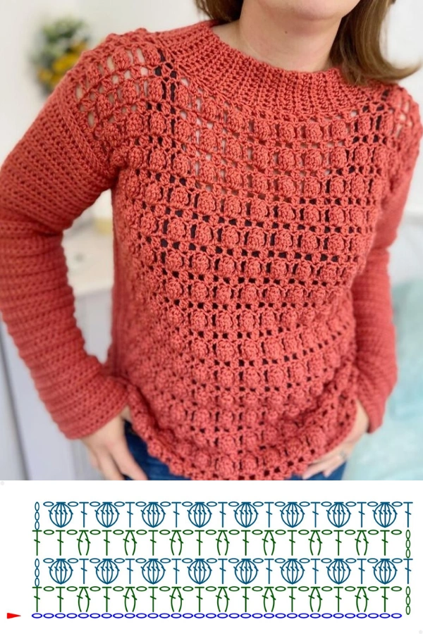 +12 Modelos de Blusas de Crochê para o Inverno com Pontos Modernos e Estilosos
