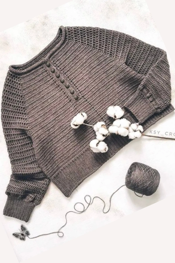+12 Modelos de Blusas de Crochê para o Inverno com Pontos Modernos e Estilosos