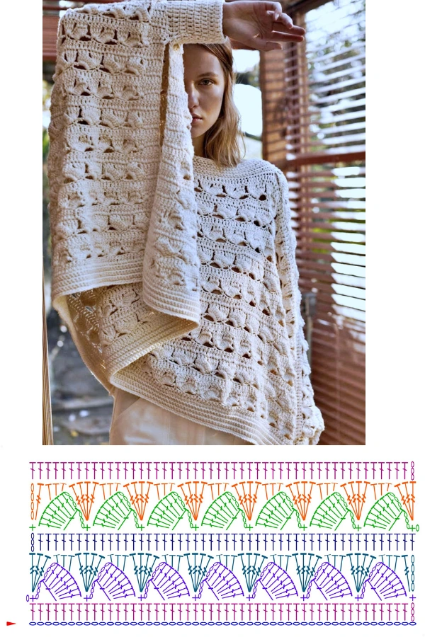 +12 Modelos de Blusas de Crochê para o Inverno com Pontos Modernos e Estilosos