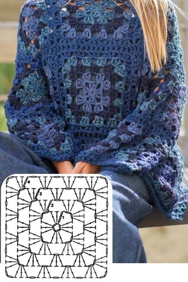 Modelos de Blusas Oversized de Crochê: Um Visual Moderno e Confortável