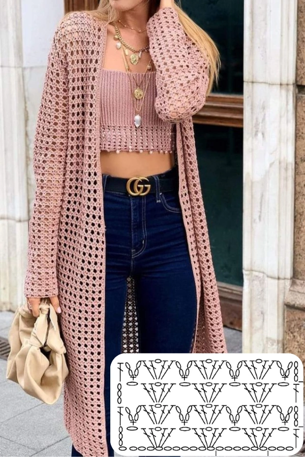 Modelos de Blusas Oversized de Crochê: Um Visual Moderno e Confortável