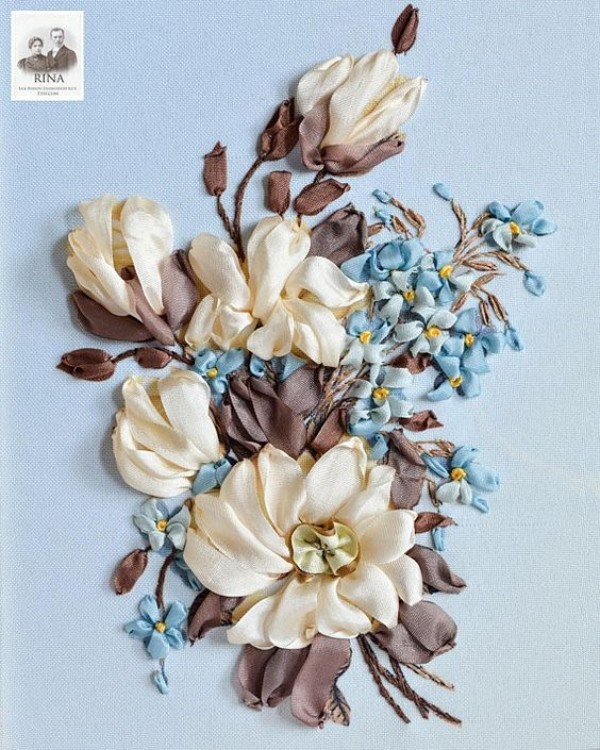Bordado com Fitas: Ideias Florais para Inspirar Seus Próximos Projetos
