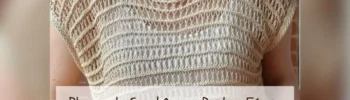 Blusas de Crochê com Pontos Fáceis para se Inspirar e Fazer Já