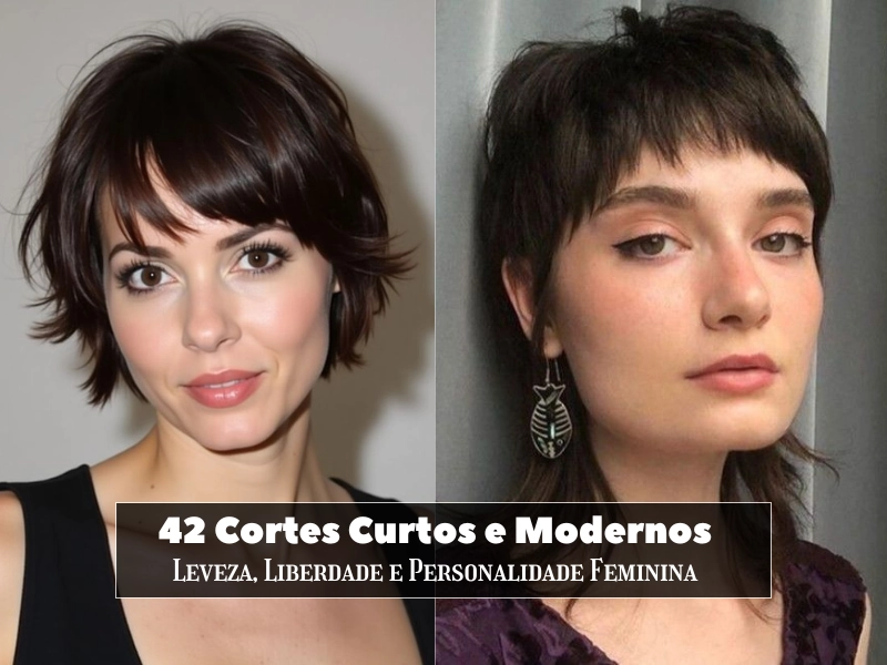 Cabelos Curtos e Modernos: Leveza, Liberdade e Personalidade Feminina