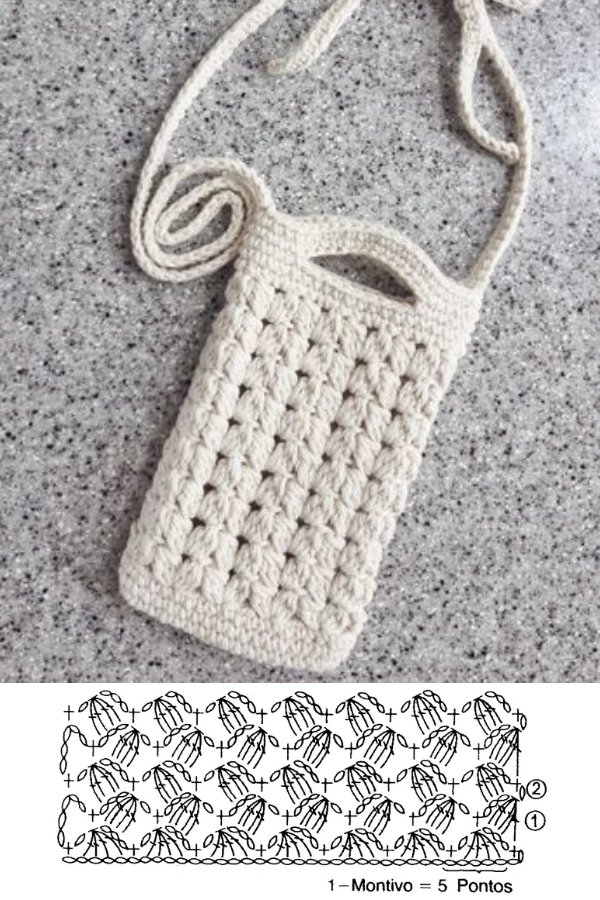 Porta-Celular de Crochê Versátil: 19 Modelos para Cada Ocasião